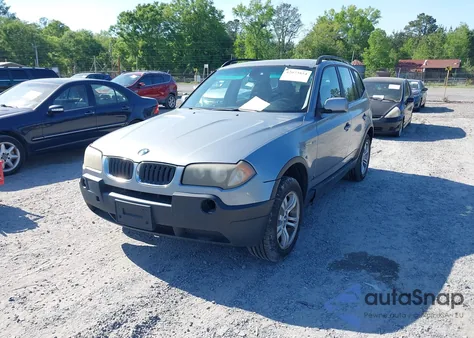 2005 BMW X3 3.0I from USA, damaged, VIN WBXPA93445WD16297